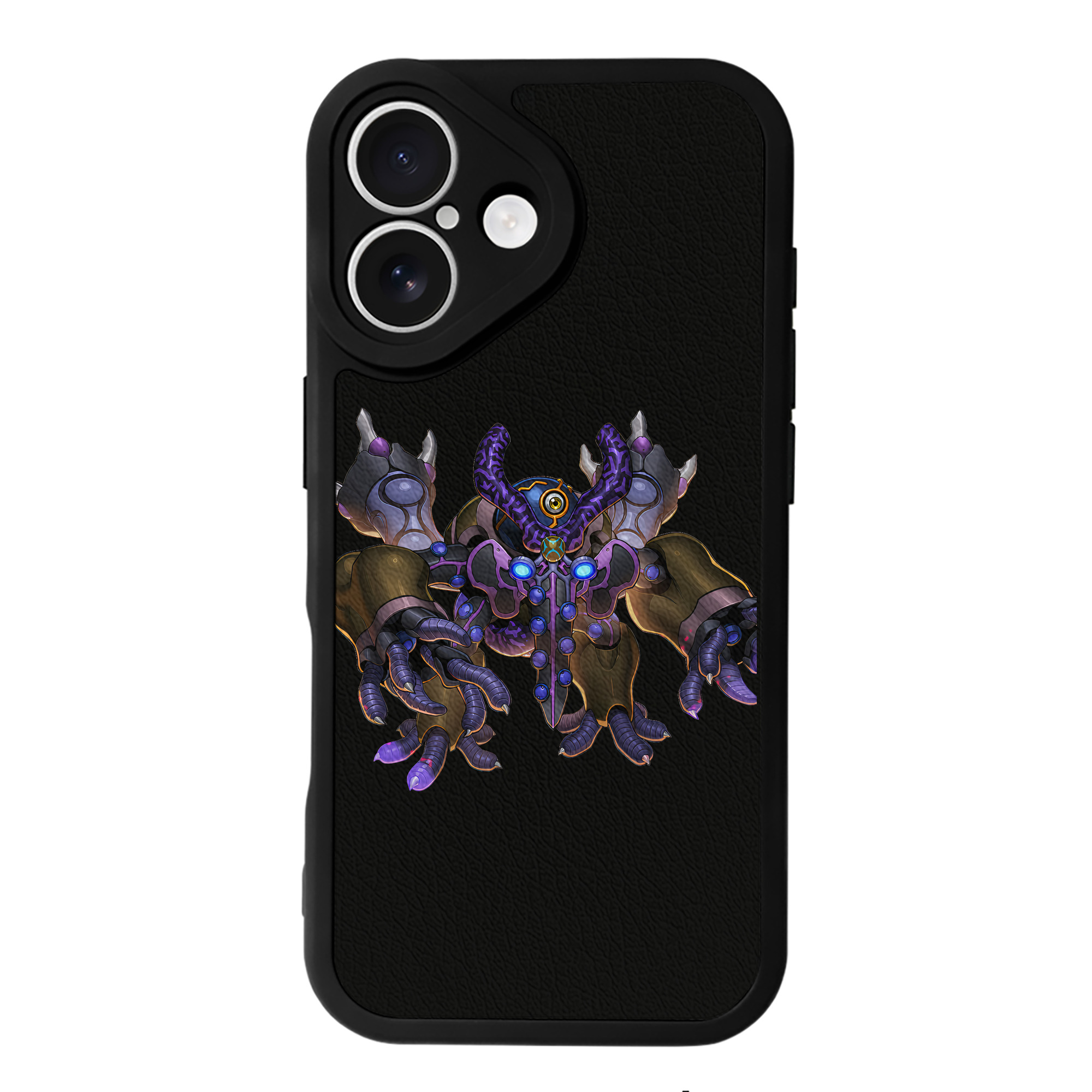 （画像用） 遊☆戯☆王 Yu-Gi-Oh! 【iPhone 16シリーズ対応】シリコンスマホケース（レザー調） 材質：シリコン